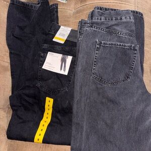 ACBD Men's Charcoal Slim Straight Jeans